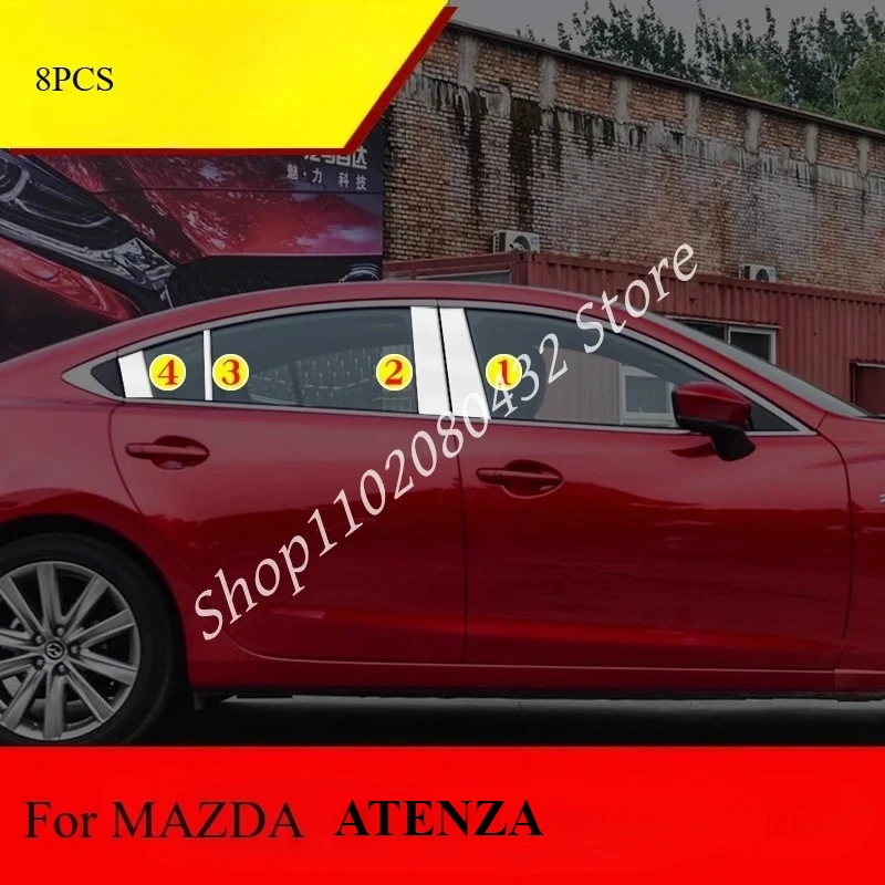 

Car Accessories FIT For MAZDA ATENZA chrome stainless steel Car Window Sill Trim Molding Cover trim