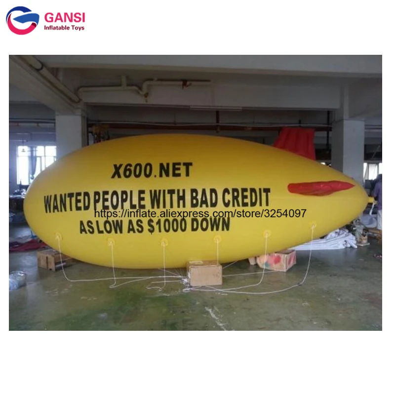 Hot Sale Testing LOGO Printing Helium Air Plane Children Air Toys Hanging Pvc Inflatable Blimp