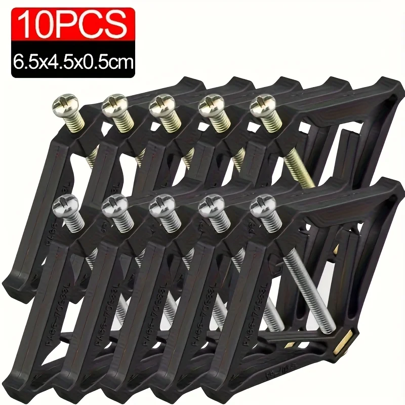 10 Pieces of Type 86 Hidden Box Repair Screws, Replacement Support Rods for Old Switch Socket Boxes, Wall Repair Box Tools