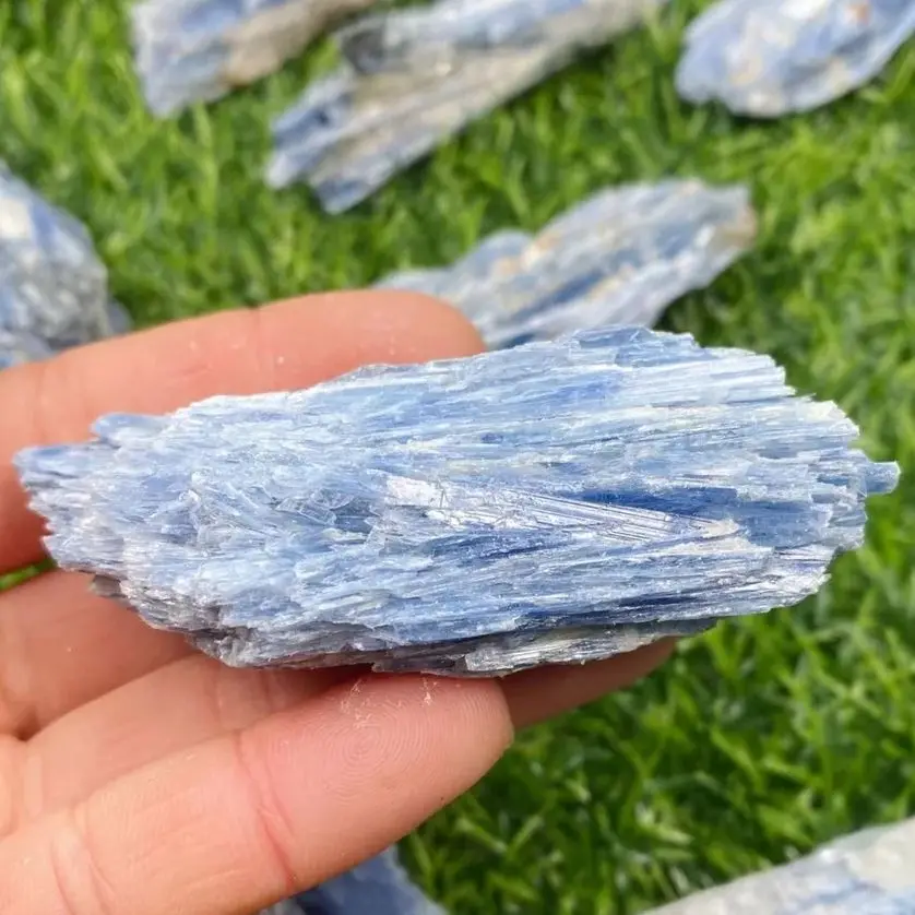 Wholesale Natural High Quality Kyanite Rough Stones Reiki Crystal Gemstone Specimens for Healing Spiritual  Gifts