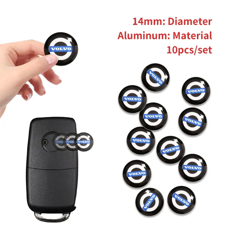 

Car Key Badge Emblem Replacement Car Key Stickers ﻿For Volvo Lexus Jeep Citroen Alfa Romeo Cadillac MINI Toyota Fiat M Peugeot