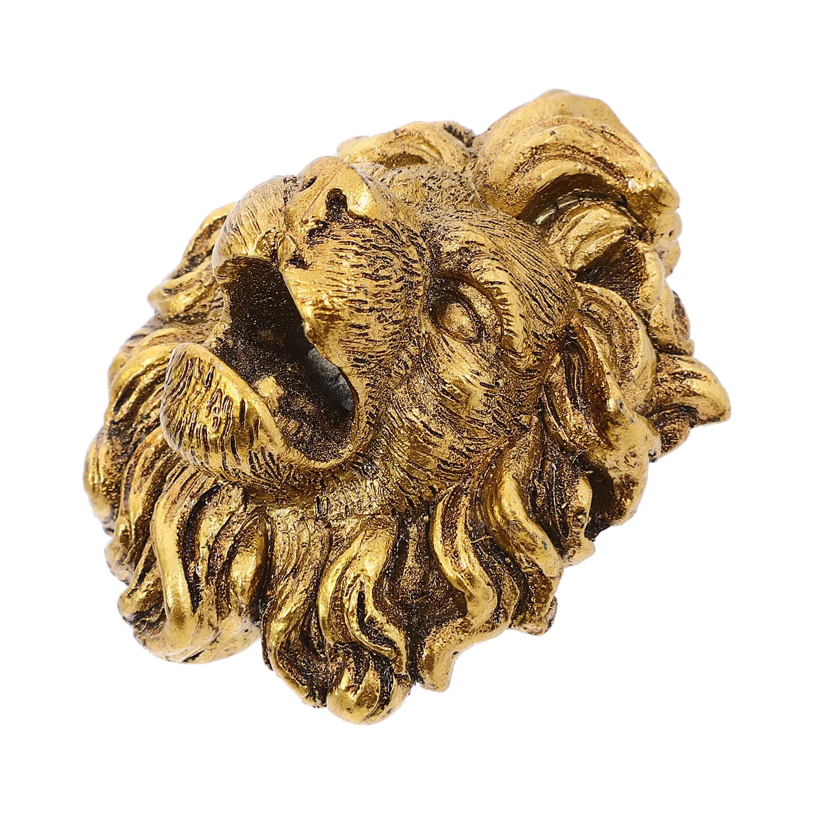 

Lion Head Pool Spitter Wall Mounted Garden Fountain Nozzle Resin Outdoor Water Feature Decorative Pond Sprayer Backyard Patio