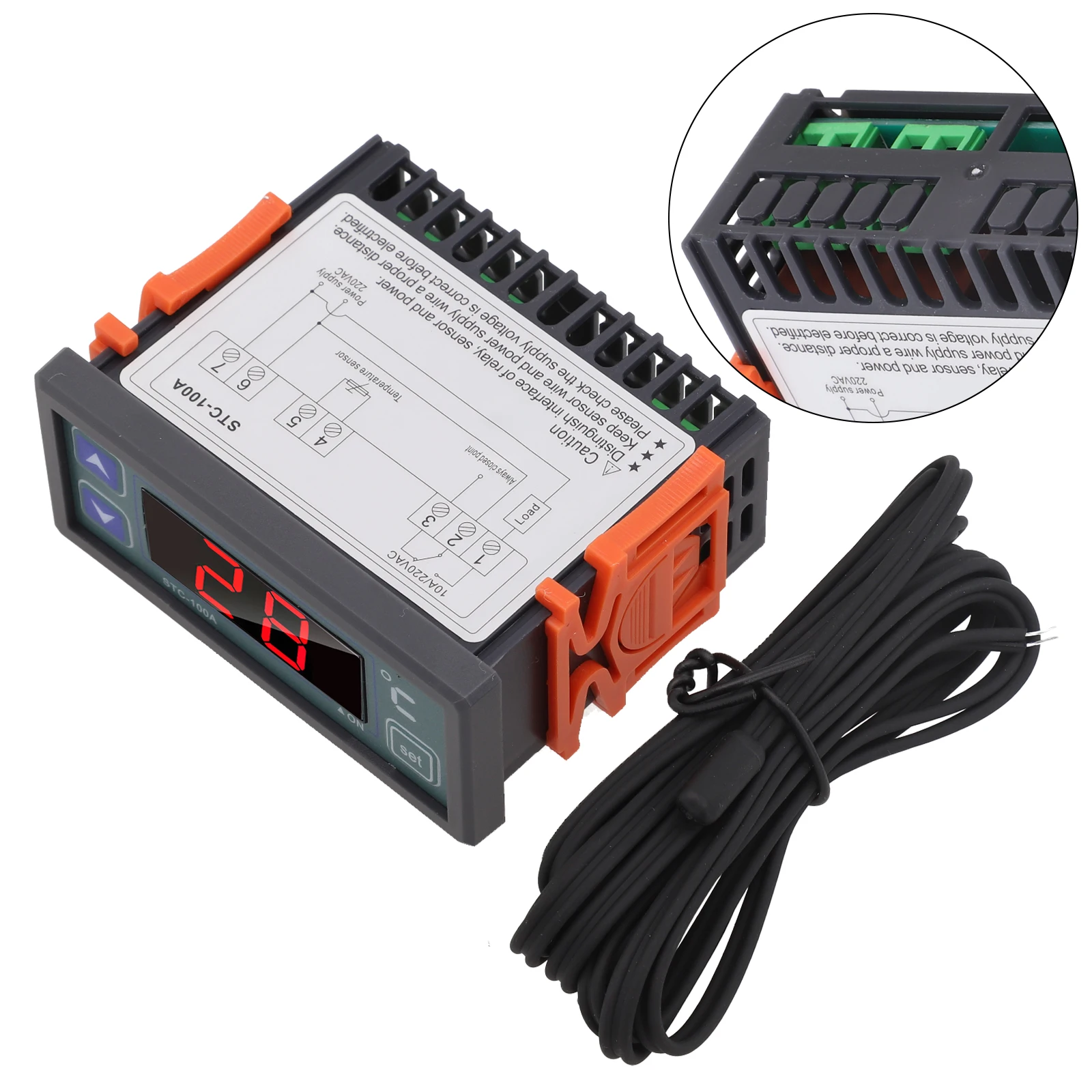 

Digital Thermostat Microcomputer Temperature Controller With Refrigeration Home Improvement Family Intelligence