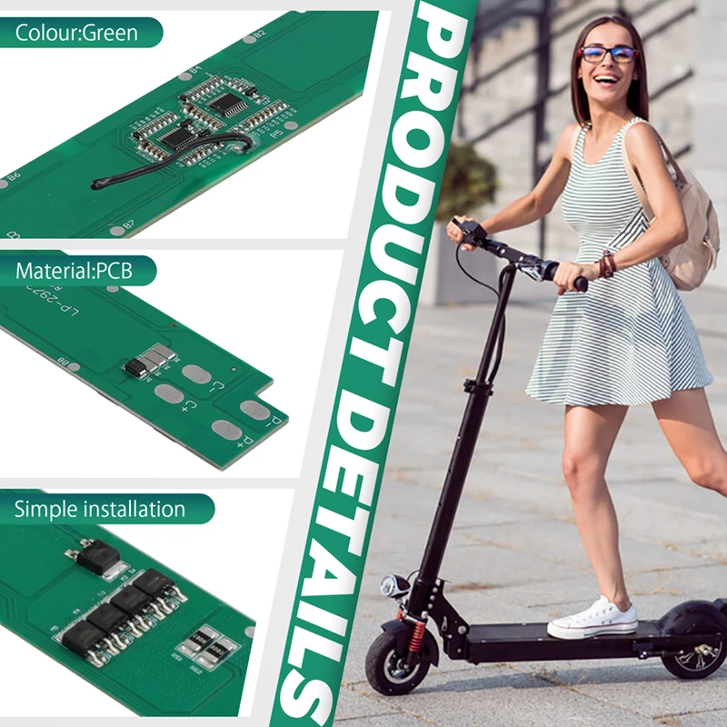 10 Strings Of 36V Three Yuan 20A Rechargeable Electric Scooter 18650 Lithium Battery Pool Protection Board