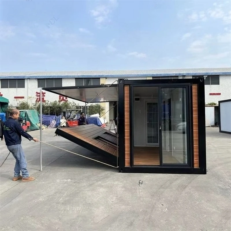 High Quality Prefabricated Mobile House 2 3 4 Bedrooms Modular Folding Villa 20ft 40ft Expandable Container
