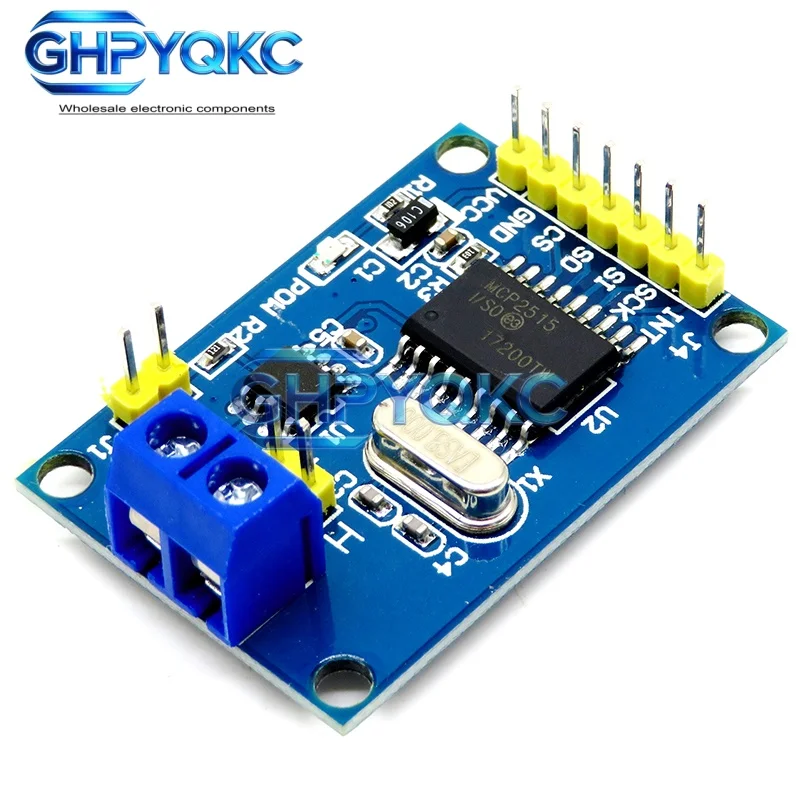 MCP2515 CAN Bus Module TJA1050 Transceiver Receiver SPI Interface for 51 MCU ARM Controller