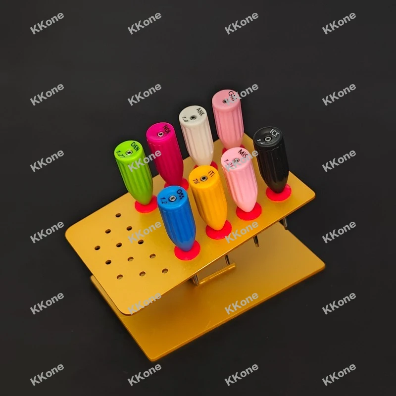 

8Pcs/Set Dental Implant Torque Driver Set With Storage Stand Medical Grade Stainless Steel Dentist Clinic Implant Equipment