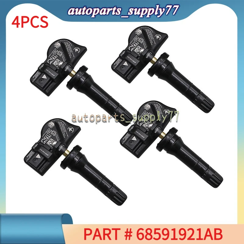 

68591921AB Tire Pressure Sensor Monitoring Systems 433MHZ TPMS For 2024-2025 Dodge 3500 2023-2025 Jeep Grand Cherokee