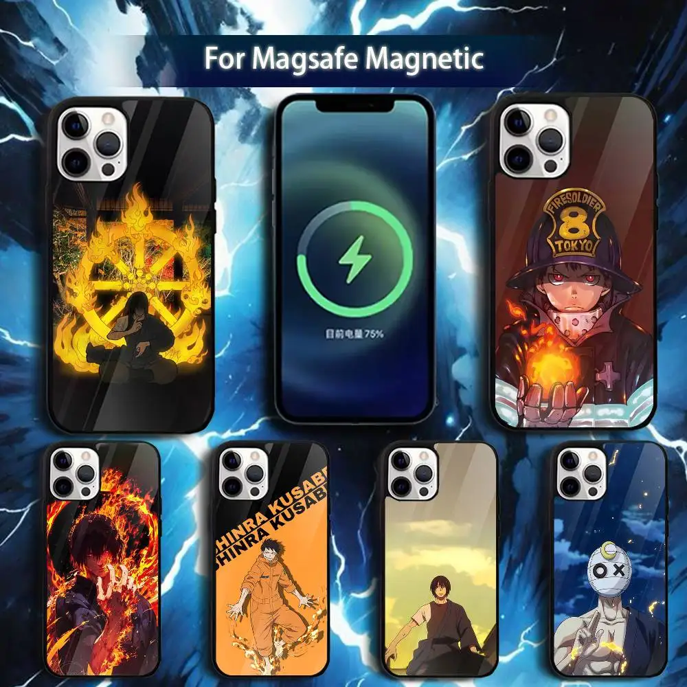 

B-Benimaru F-Fire ForceS Phone Case For iPhone 17,16,15,14,13,12,11,Pro,Max,Plus,Mini,Magsafe,Magnetic Wireless Charging Case