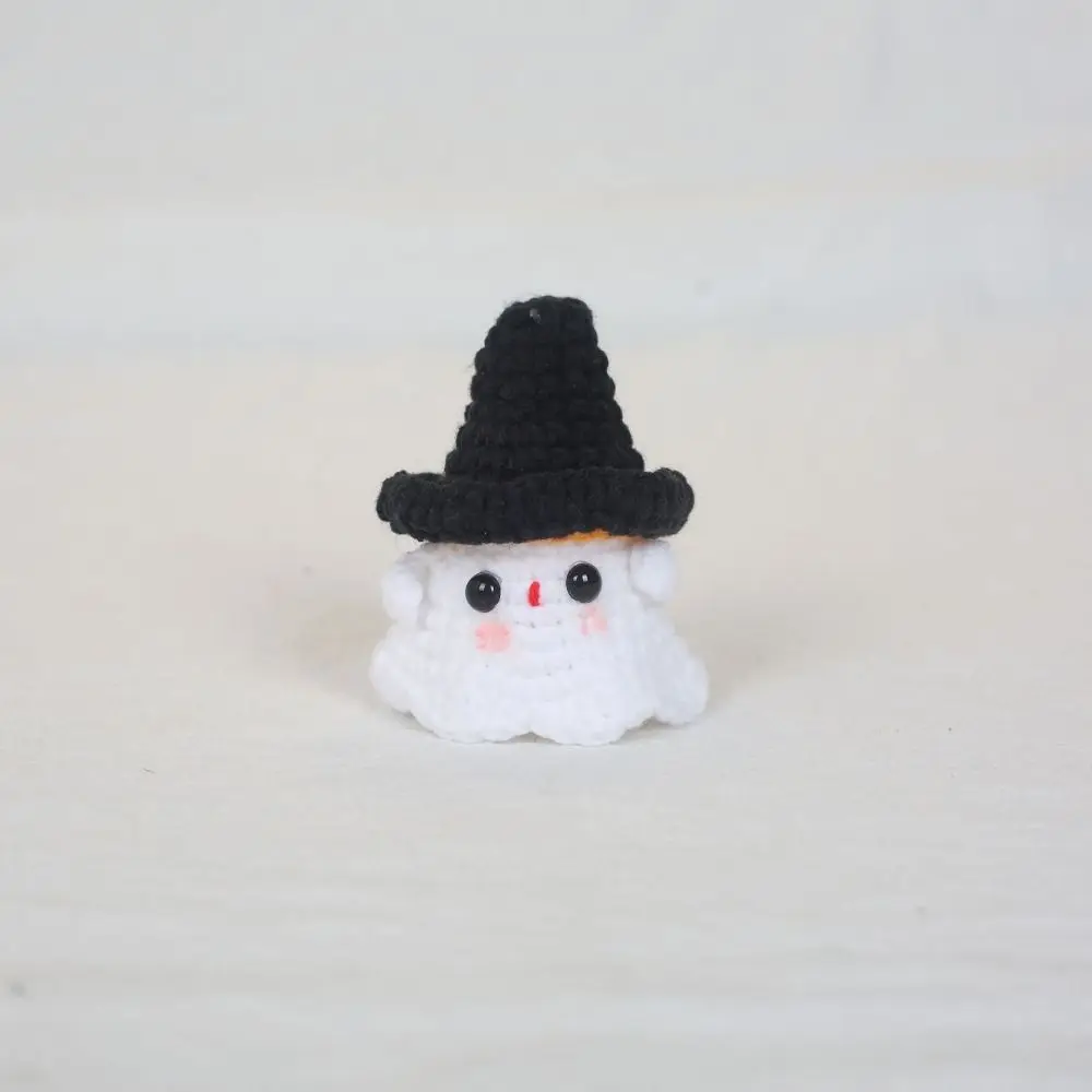 

Funny Handmade Knitted Ghost Doll Kawaii Accessories Desk Decor Cute Soft Halloween Home Decoration Christmas Gifts
