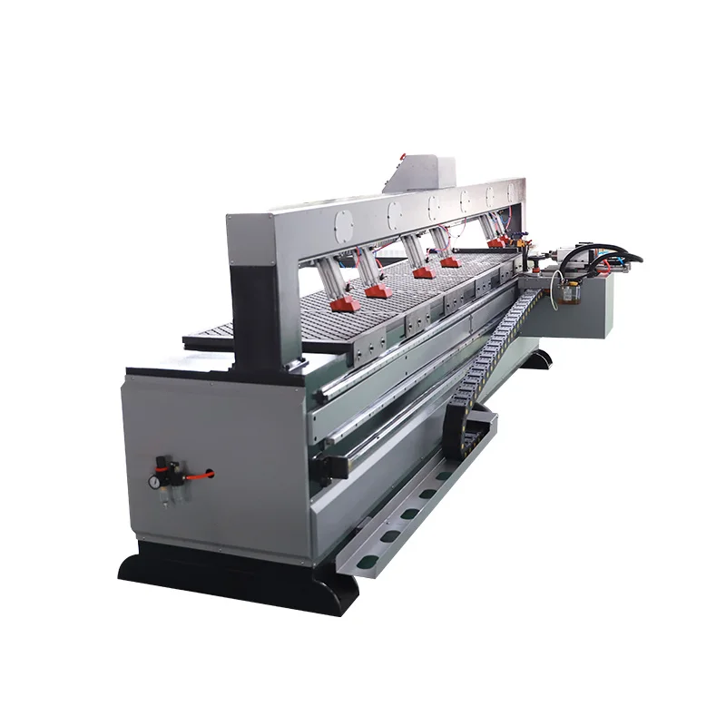 CNC Router Laser Side Hole Machine for Woodworking Infrared Probe Control System Motor PLC Core Horizontal Drill