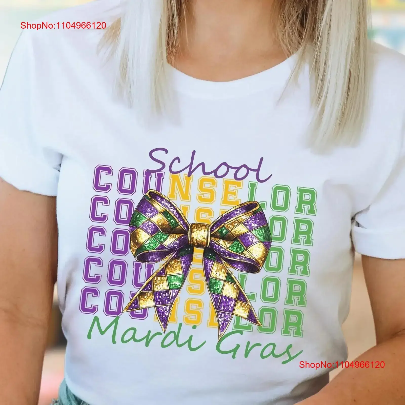 

Футболка Coquette Counselor Mardi Gras Bella Canvas для женщин La Panger Bon Temps Rouler Clothing 2025 Louisiana винтажная стираная одежда