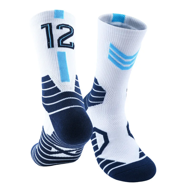 Chaussettes de basket-ball professionnelles pour hommes et femmes, genou haut, serviette astronomique, épaissie, respirante, course en plein air, cyclisme, sports pour enfants