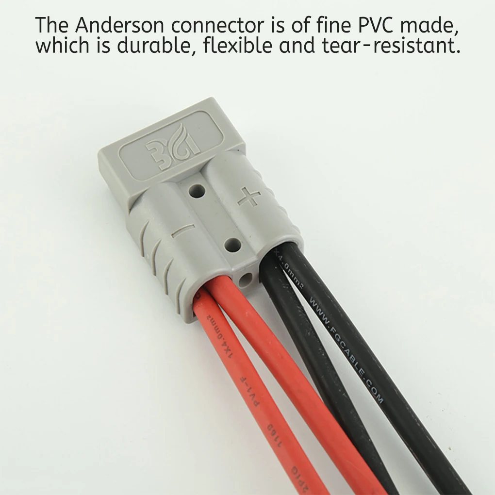 Divisor Anderson automático de PVC, portátil, profesional, 50A, batería de repuesto Universal, adaptador de corriente Y, accesorios de conector