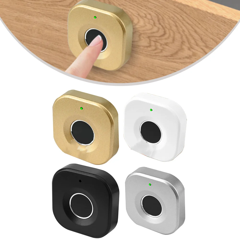 Shoe Cabinet Lock Drawer Lock Battery Powered Fingerprint Lock Security Device Low Battery Reminder Plastic Material