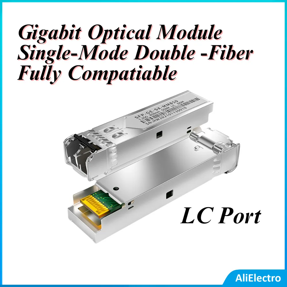 

SFP Module Multimode Gigabit Compatible H3C Cisco Optical Module SFP-GE-SX-MM850 Dual-Fiber Optical Fiber 1.25G