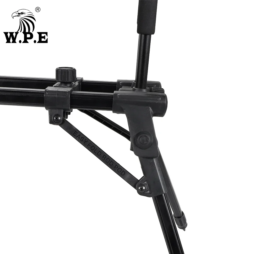 Carp Fishing Rod Pod Stand Holder Folding Stand Bracket Fishing Pole Holder Adjustable Retractable Fishing Accessories