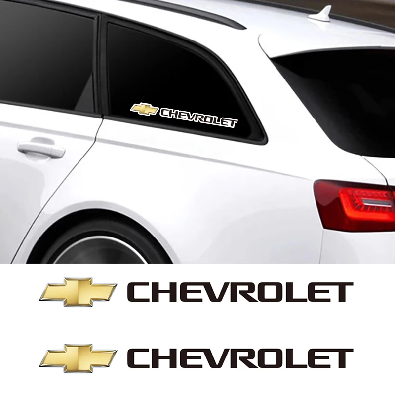 4 Piezas de Adhesivos Decorativos para Carrocería de Automóvil, Emblemas para Chevrolet Cruze, Sonic, Silverado, Corvette, Trax, Camaro, Captiva, Tahoe, Z71