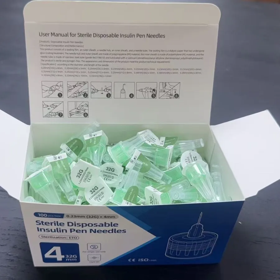 Micro Disposable Pen Needles 31G 5MM 6MM 8MM 32G 4mm High Quality Personal Care Liquid Dispensing Needle Tips