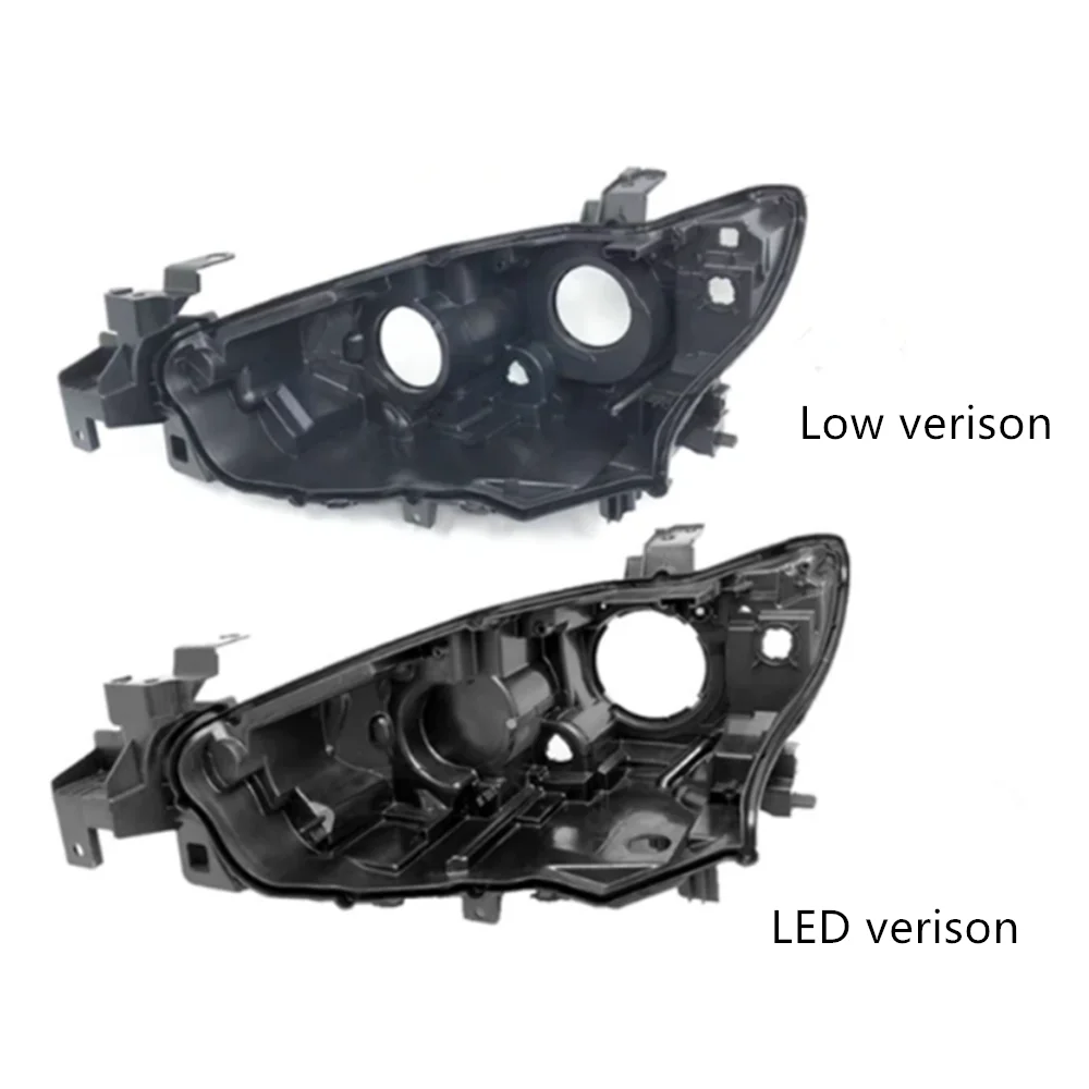 For Mazda 6 Atenza 2014 2015 2016 Front Headlight Base Cover Head Light Back Lid Black House Headlamp Rear Shell