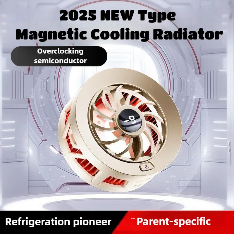 GD35 Mobile Phone 4 Gears PUBG Game Cooler Semiconductor Refrigeration Magnetic Cooling Radiator for IPhone 12 13 14 15 Pro Max