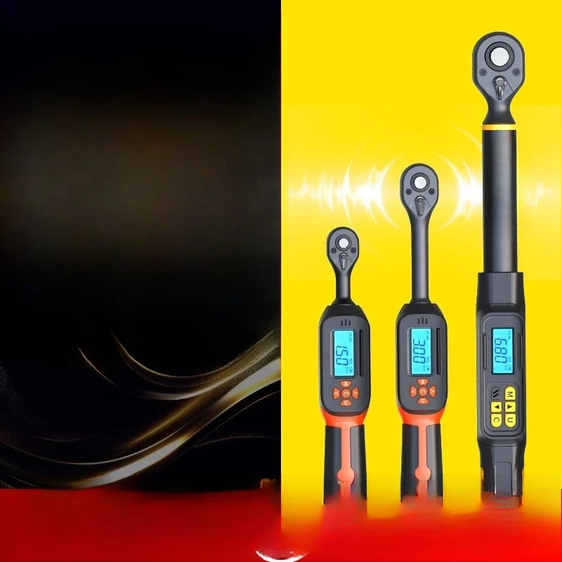 Digital Torque Wrench with Preset Values 2% Accuracy Buzzer and LED Flash Notification