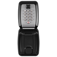 Key Box Wall Mounted Large Key Box Secure Waterproof Outdoor Key Box with 12 Code Rustproof Weatherproof Heavy Duty Key HY
