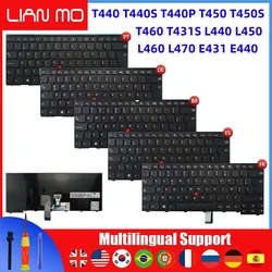 Portuguese/German/Brazil/Spain/French Keyboard for Lenovo T440 T440P T440S T450S T450 T460 T431s L440 L450 L460 L470 E431 E440
