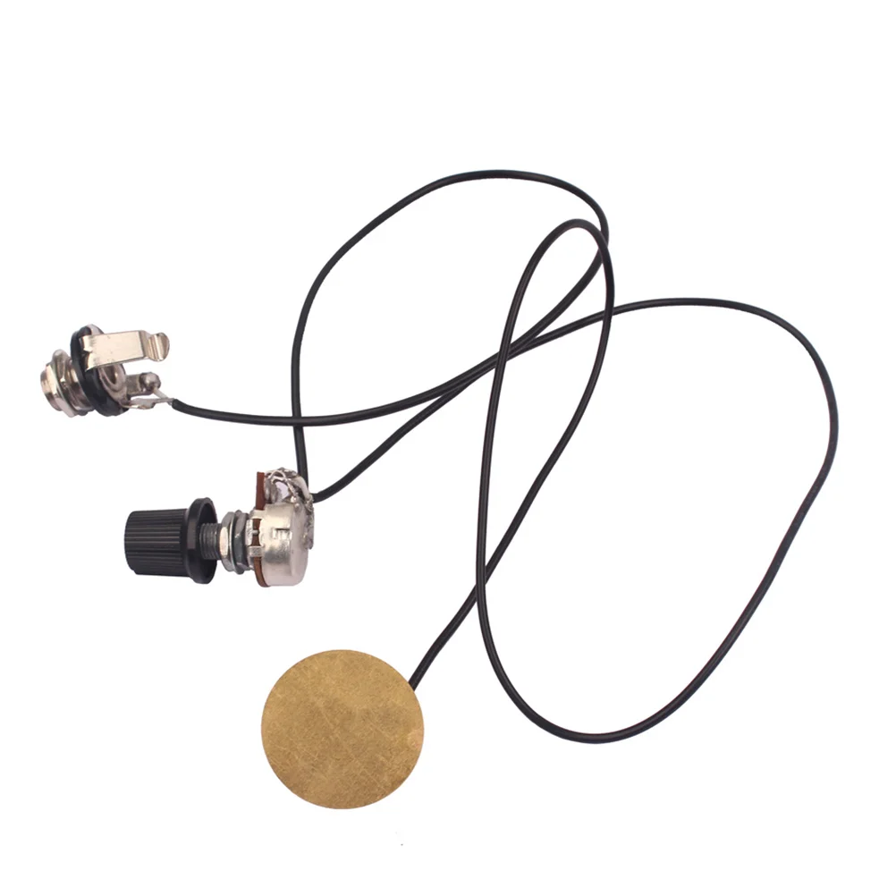 

Cigar Box Guitar Wiring Kit Premium Pre-Wired Harness for Acoustic Instruments Easy Fit with Piezo Jack Installation