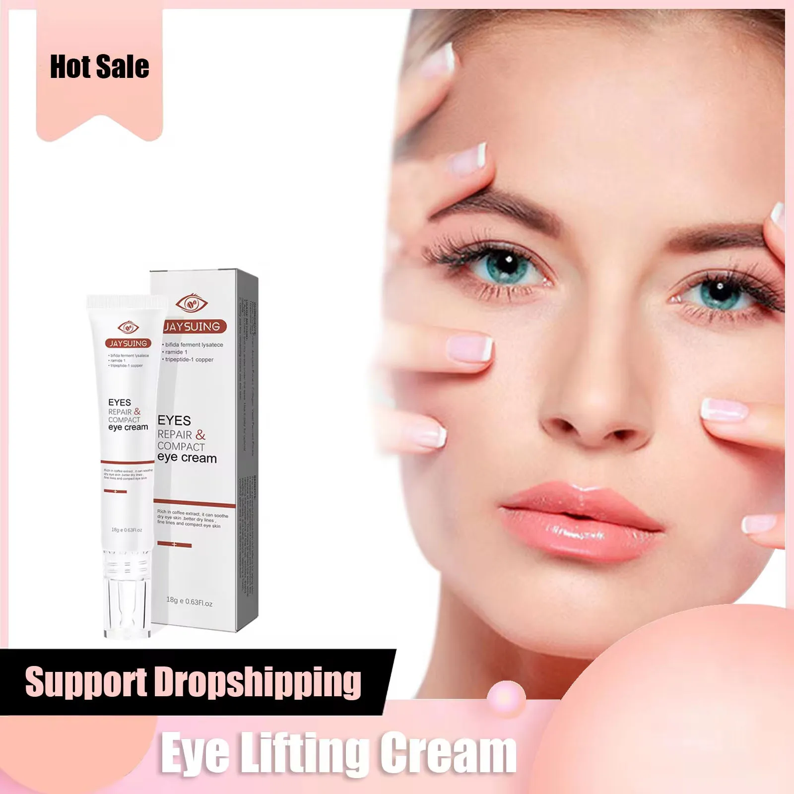 Eye Lifting Cream Reducing Fine Line Moisturizing Anti Agi-ng Eye Bag Firmness Remove Wrinkles Nourishing Fade Dark Circle Cream