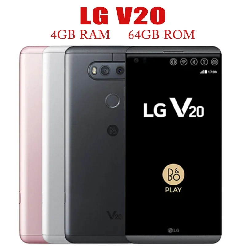 LG V20 F800/H910/H990 Smartphone Quad Core 5.7\'\' 4GB RAM 64GB ROM 16MP Mobile Fingerprint Android Cell Phone Original Unlocked