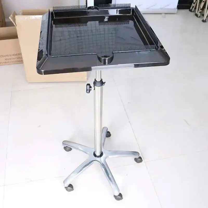 

Dyeing Hair Hairdressing Tools Extension Salon Hair Movable Liftable Stainless Steel Trolley Wig Stand