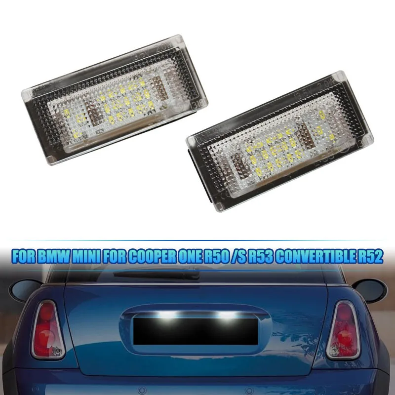 

2 шт., детали для номерного знака BMW Mini Cooper R50 R52 R53