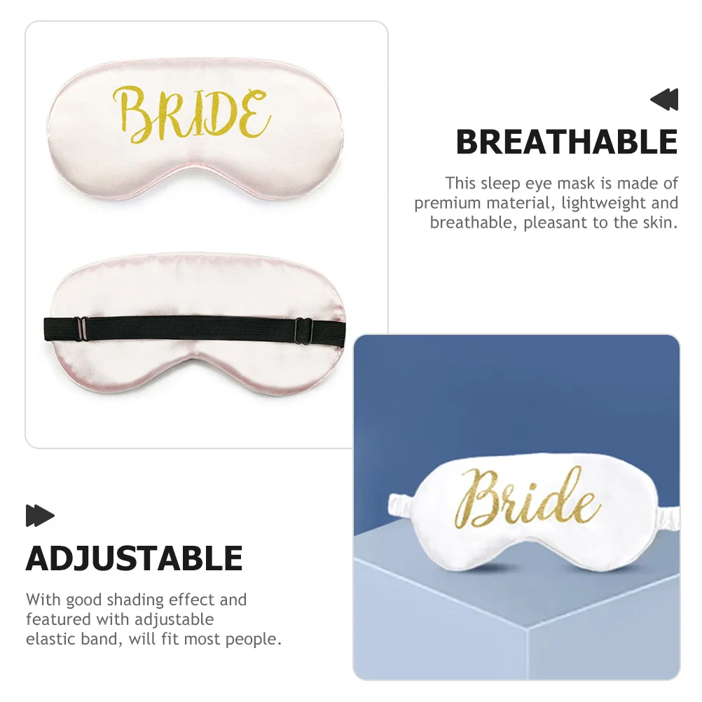 

3шт маска для глаз для сна невесты шелковые спящие женщины удобные вышитые маски