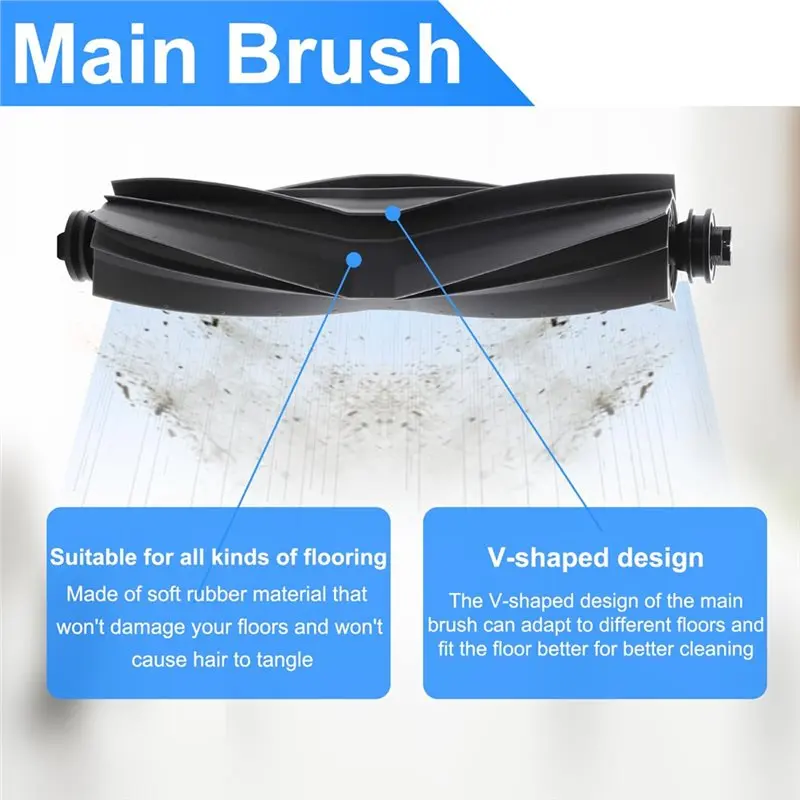 【NEW A39M】 Main Brush Side Brush Mop Robot Vacuum Cleaner Replacement Robot Vacuum Cleaner Replacement