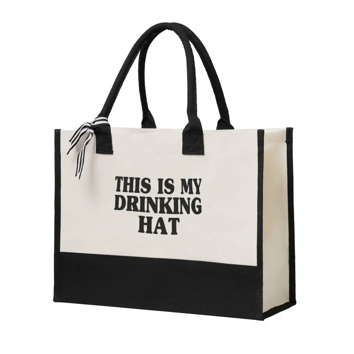 This Is My Drinking Hat Canvas Bag Shopping Bag Wedding Decoration Travel Wedding Bag best wedding gift