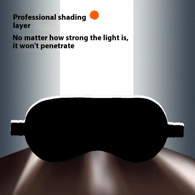 قناع عين للتأمل واليوجا قابل للحمل، تعتيم مزدوج من حرير التوت أثناء النوم، مريح، تخفيف التعب أثناء السفر والراحة