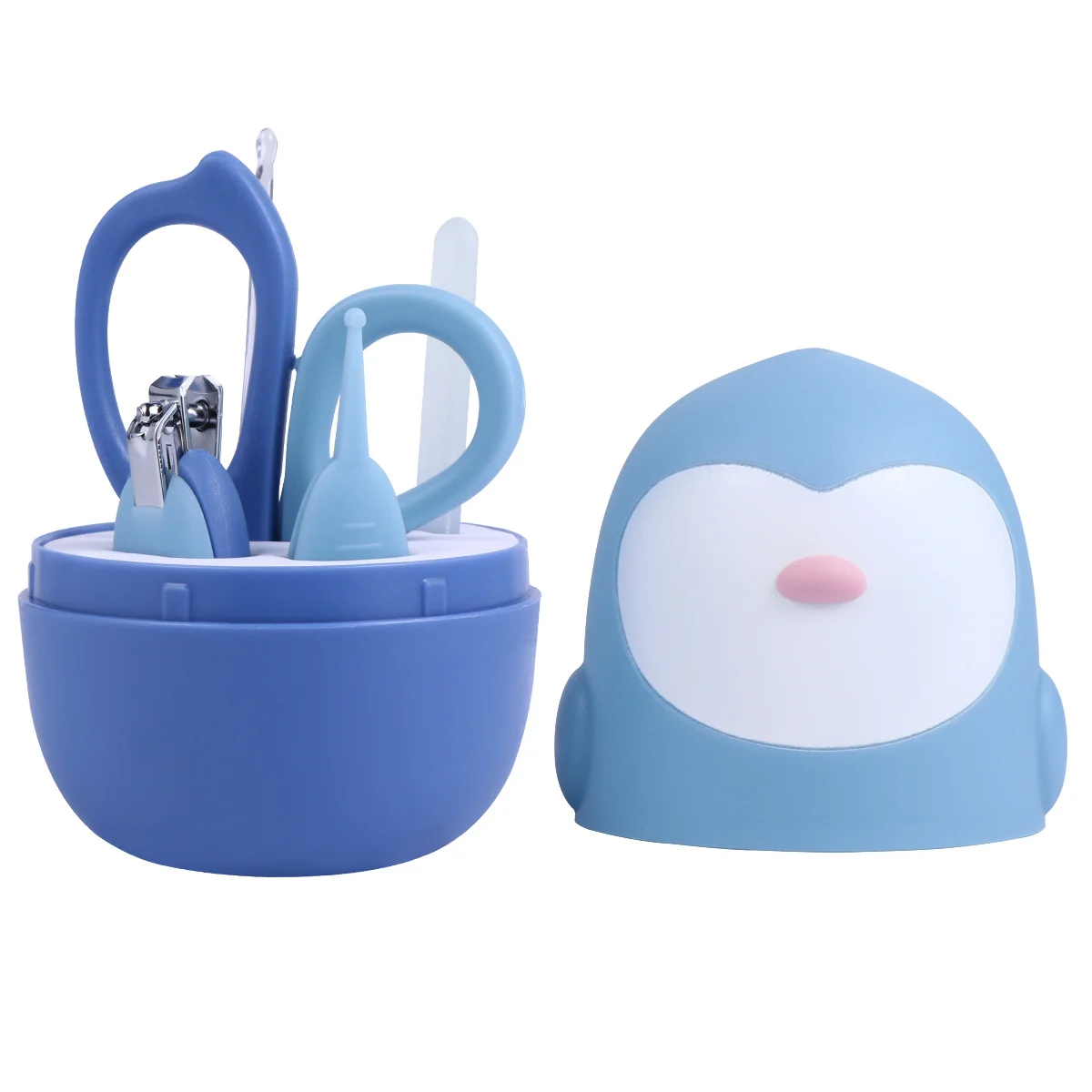 

1Set Baby Nail Clippers Set Grooming Kit LED Ear Spoon Nail Scissors File Tweezer Infant Toddler Care Baby Care Kit