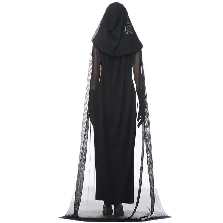 زي الملكة المظلمة للهالوين، زي الساحرة للمسرح، زي نسائي تقليدي، زي مسرحي تقليدي، إنتاج صيني، خريف 2024