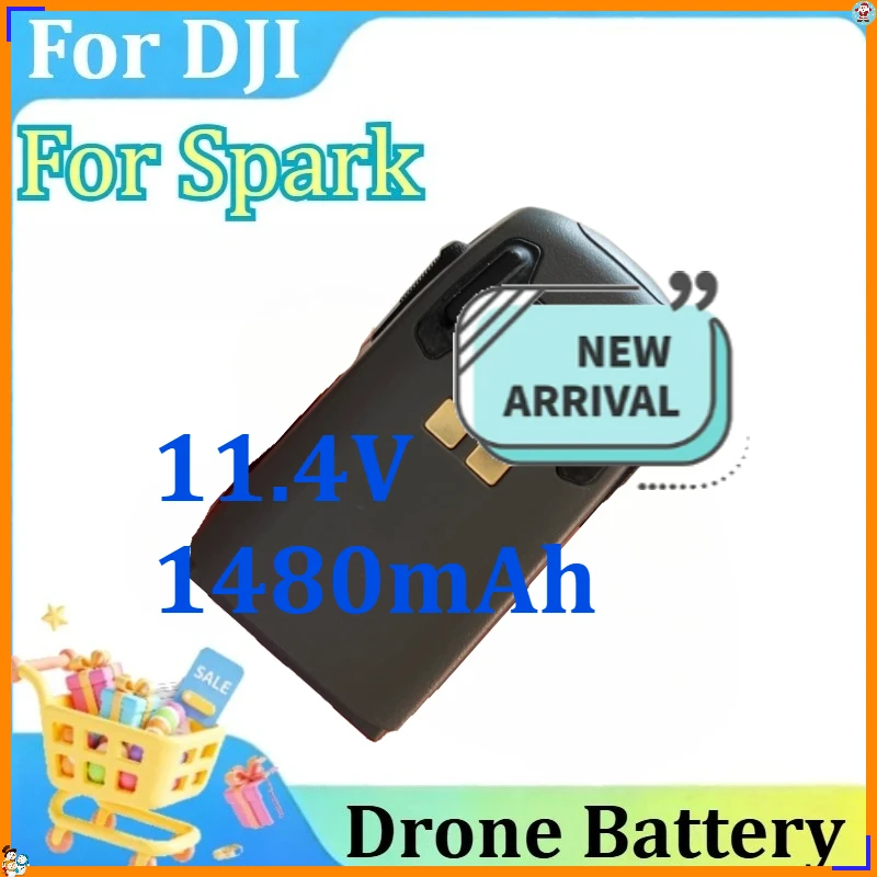 

For DJI Spark Drone Battery UAV Battery Replacement Batteries Accessories 11.4V 1480mAh New Battery