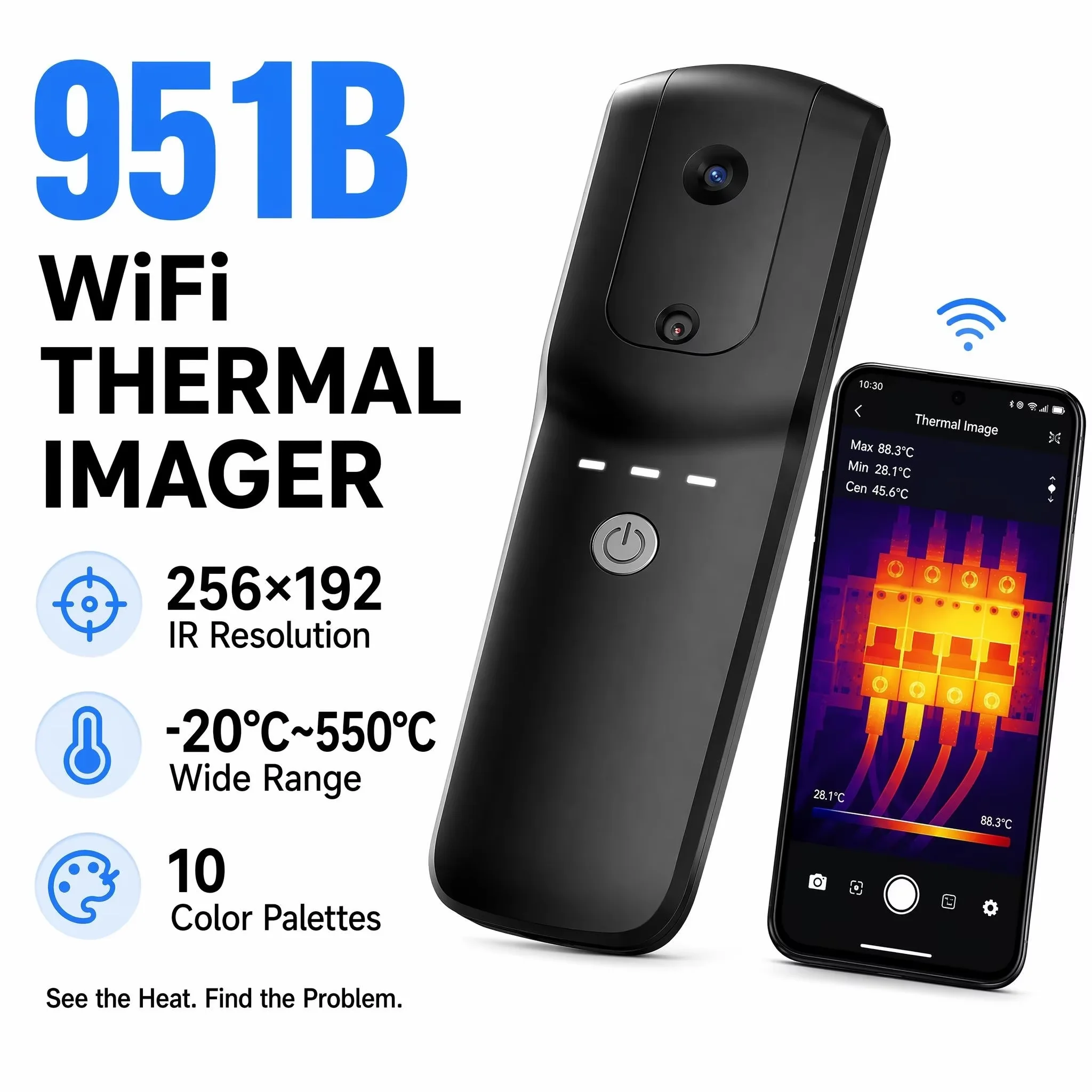 HOLDPEAK Termal Kamera 256x192 - Handheld Thermal Camera 256X192 incelemesi ve fiyatı