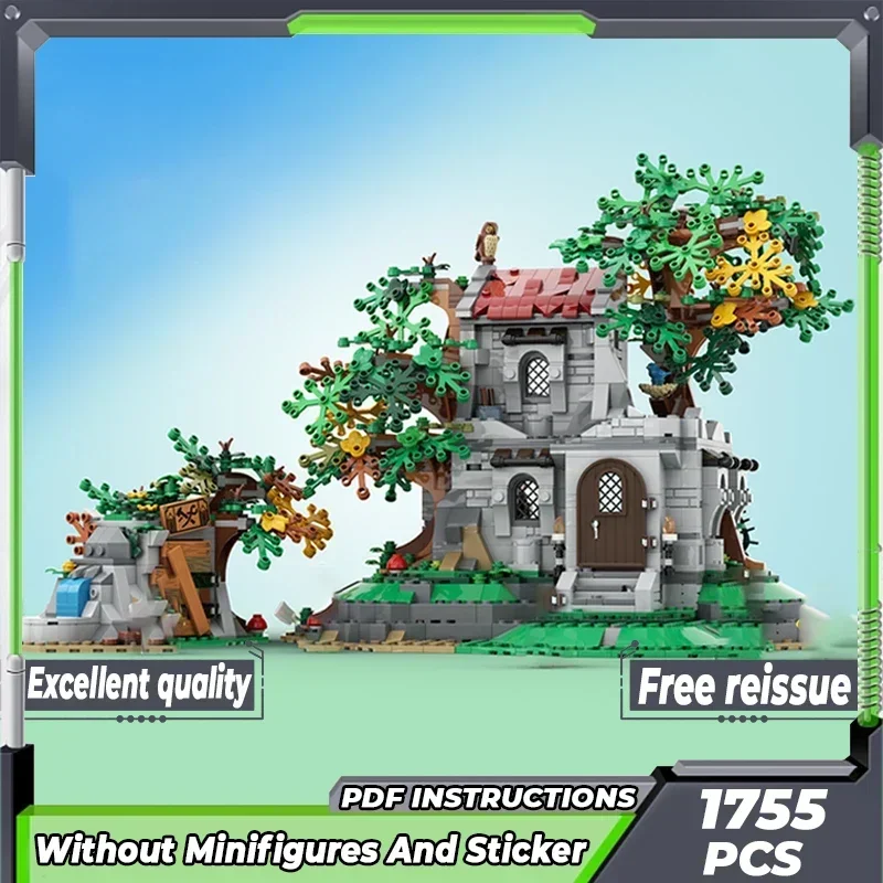 Modello Medievale Street View Moc Mattoni da costruzione La tecnologia Secret Inn Blocchi modulari Regali Giocattoli di Natale Set fai da te Assemblaggio