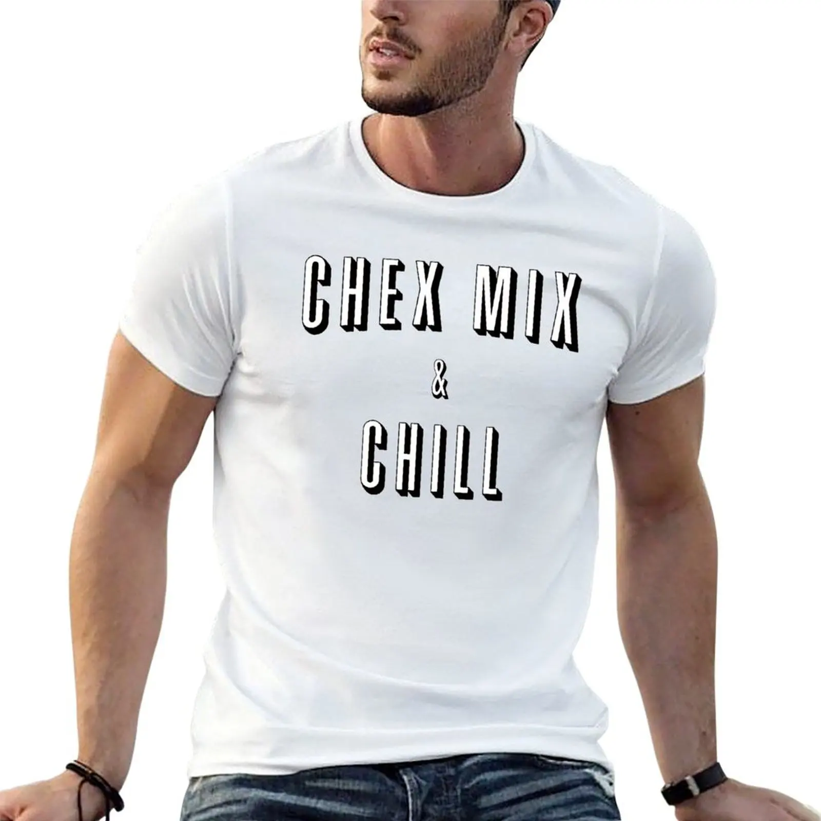 

Chex Mix and chill [Roufxis-Rb] T-Shirt man t shirts for men casual mens graphic t shirts T-Shirt