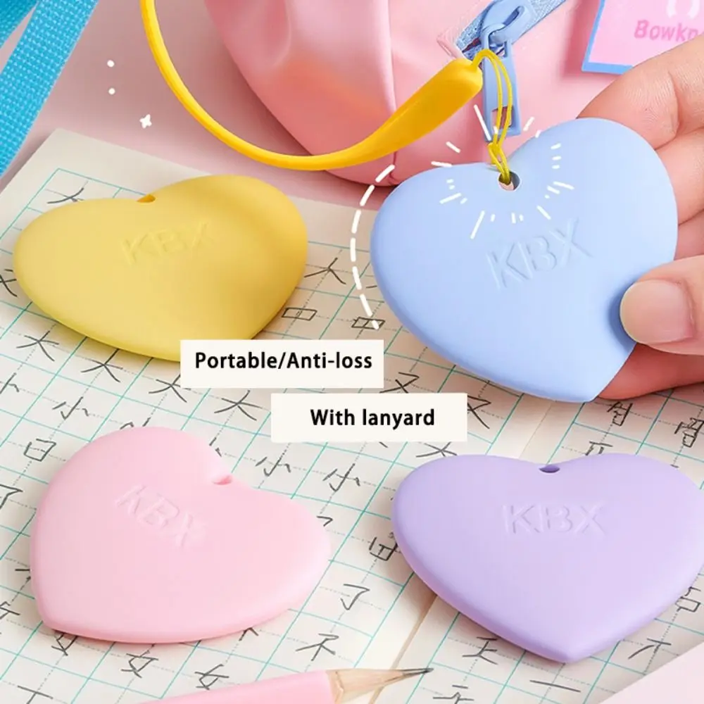 4pcs/set Portable Colorful Eraser Anti-lost Without Leaving Marks Pencil Rubber Correction Eraser Students