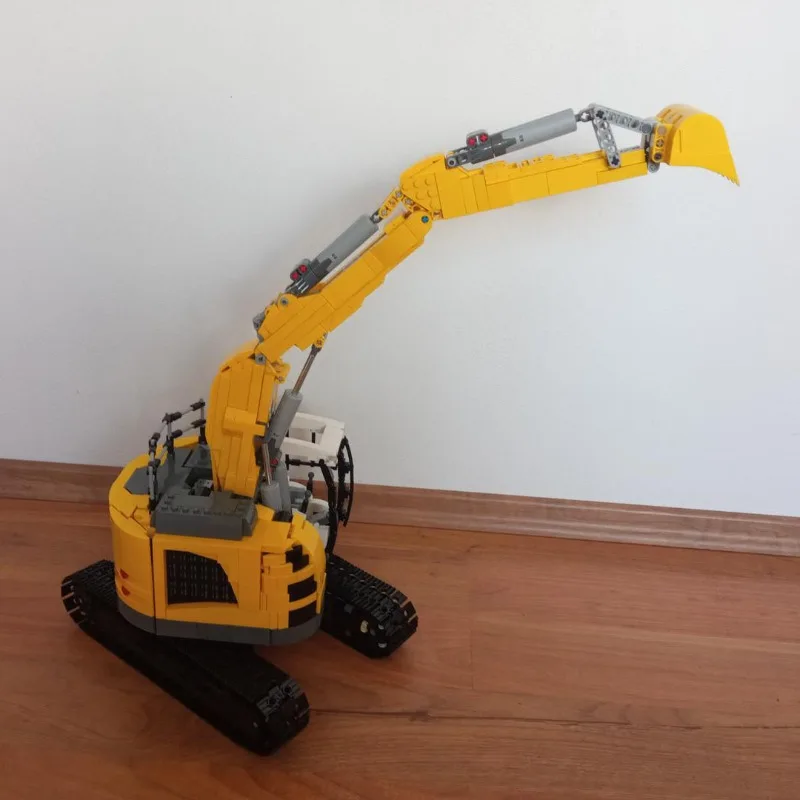 Modèle de kit de construction d'excavatrice compacte MOC-10394 RC 926 - 2506 pièces, ingénierie mécanique, systèmes généraux, jouets de construction