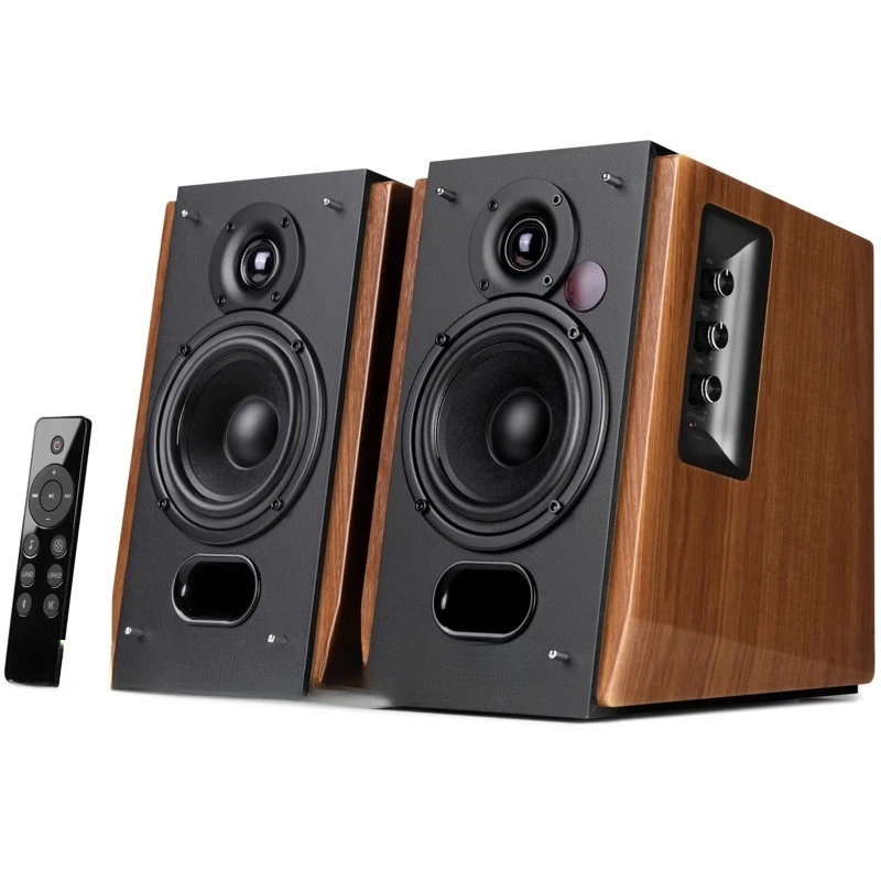 R1700BT + Bluetoothスピーカー 木製ホームHIFI テレビ/パソコンデスクトップステレオ 大音量