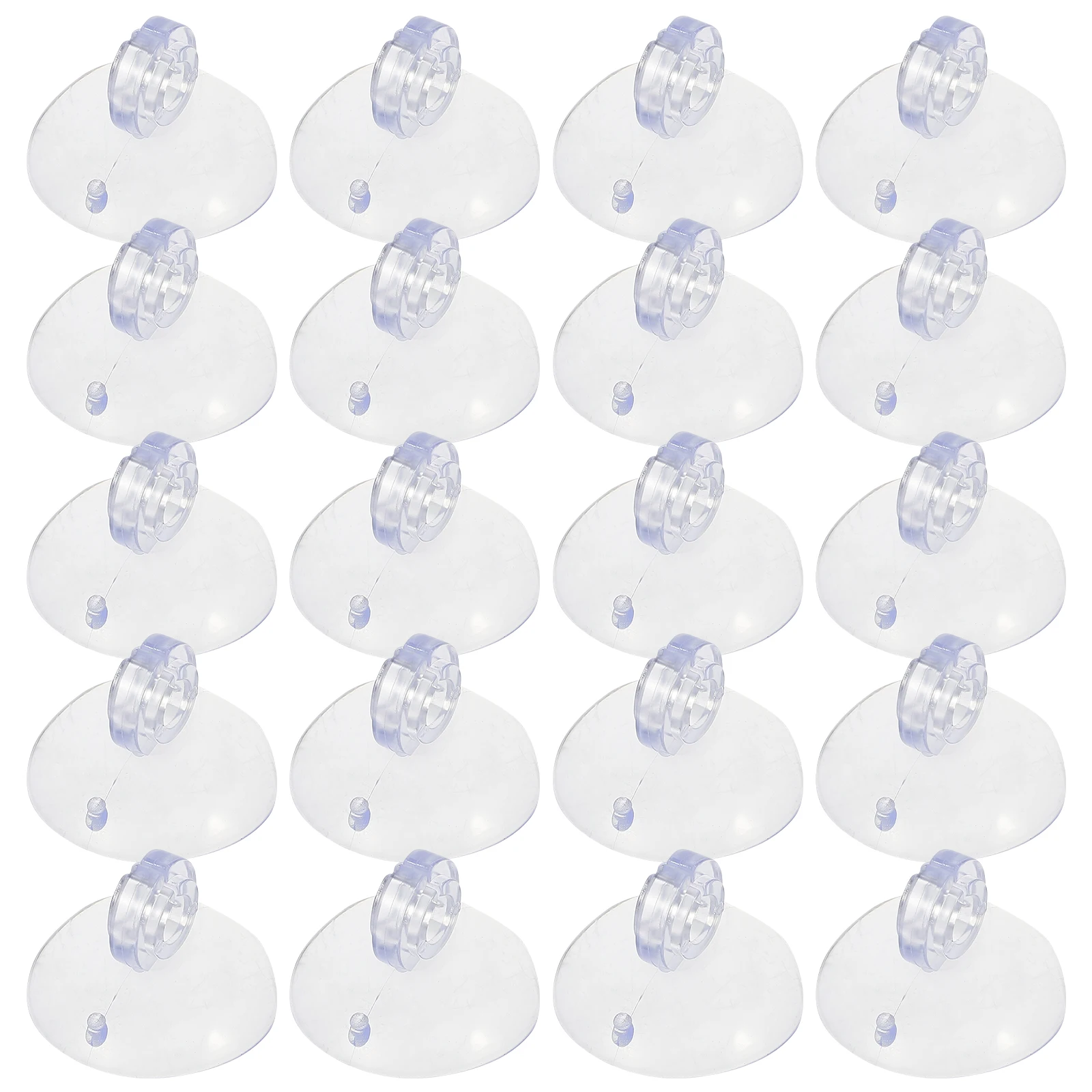 

200pcs Suction Cup Light Clip Strong Adhesion Christmas Window Hooks Small Plastic Hangers Outdoor Decoration LED String Hooks