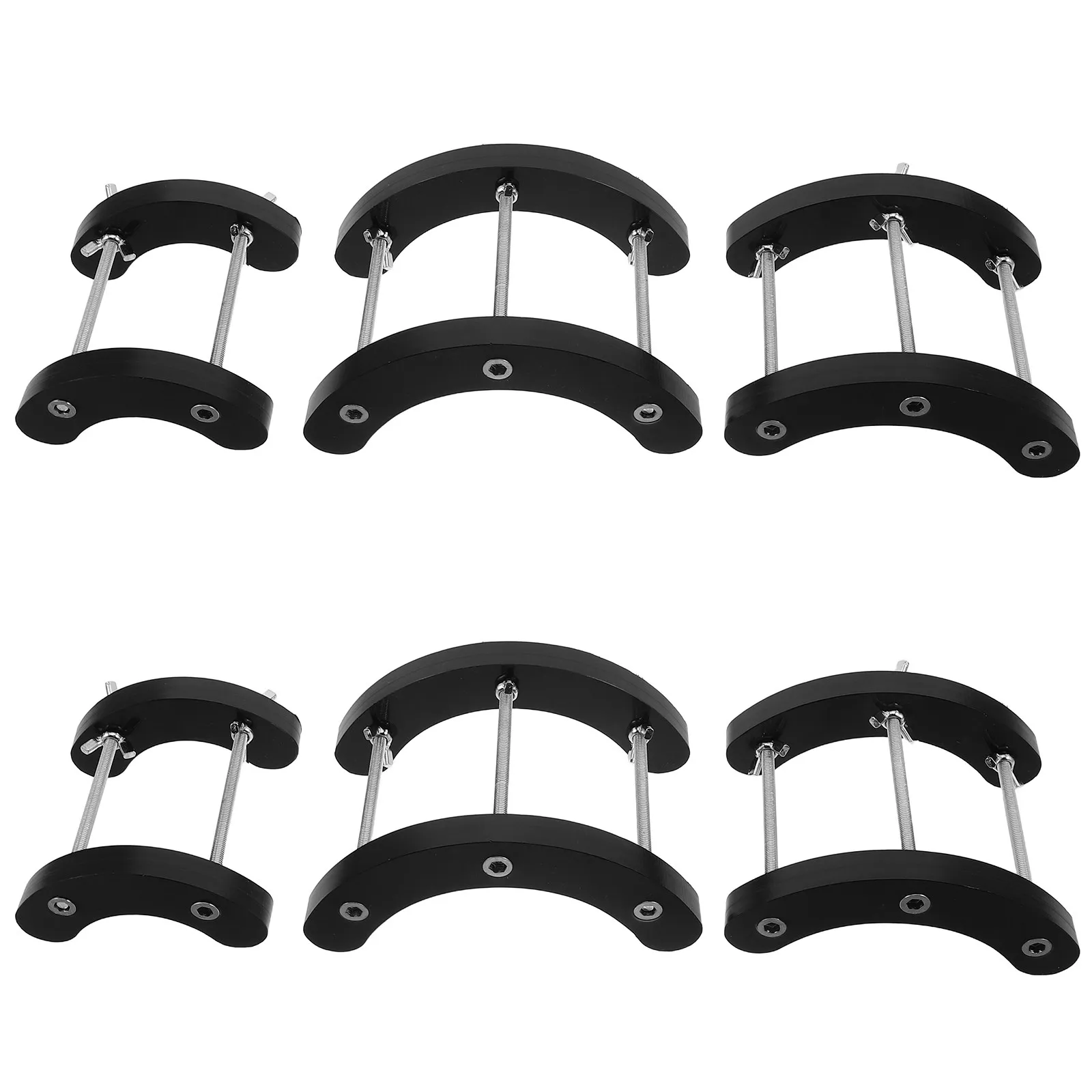 

6Pcs Full Size Violin Body Closing Clamp for Top and Back Assembly Protective Padding Lightweight Portable Luthier Tools Violin