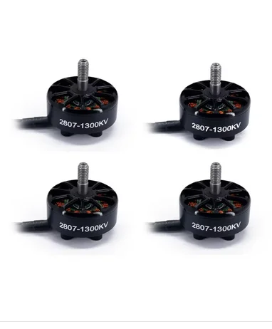 

Top Quality 2/4pcs 2807 6S 1300KV Brushless Motor for FPV Drone Freestyle 7inch Long Range Drone Models RC Accessories