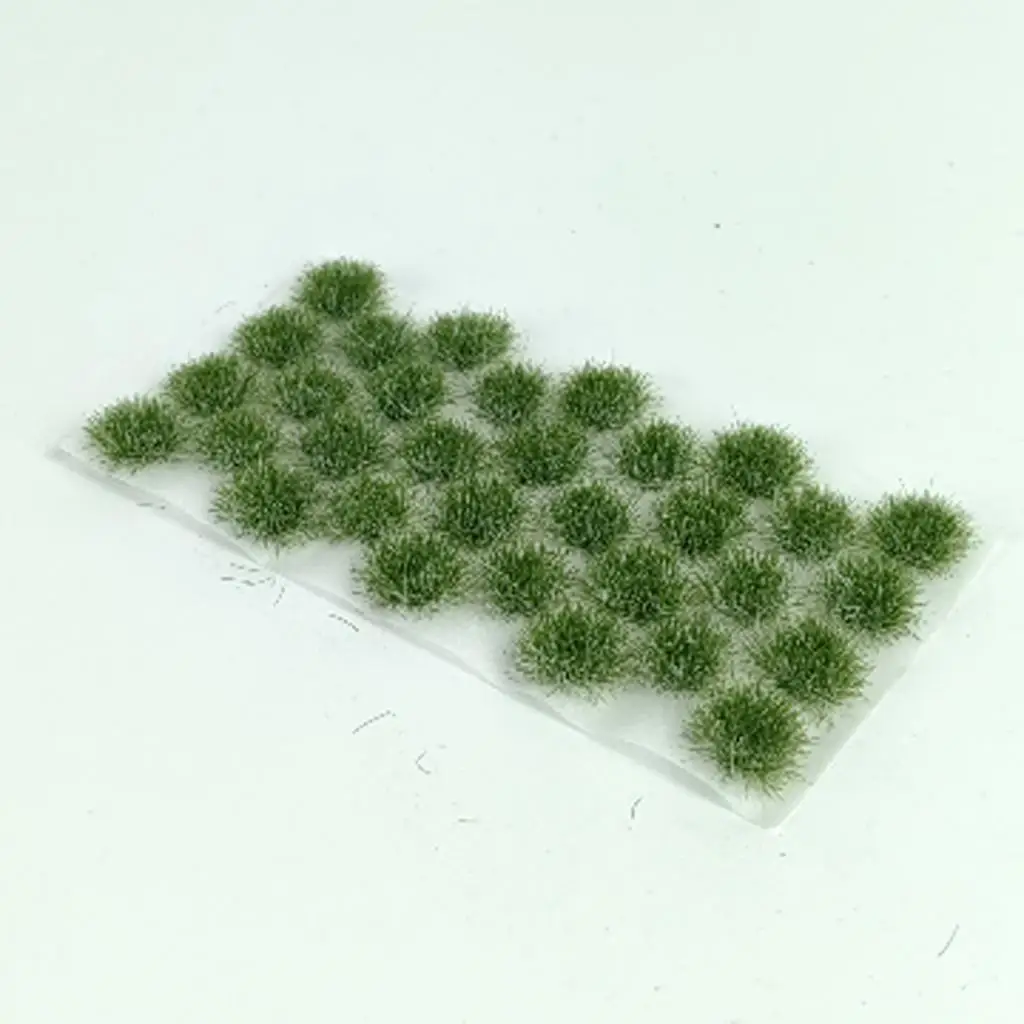 

Набор декоративных элементов из смолы: пучки травы для диорам, миниатюрных домиков, моделей железных дорог и макетов